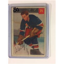 1954 PARKHURST #71 WALLY HERGESHEIMER *RANGERS*