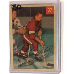 1954 PARKHURST #37 EARL ROBBEL *RED WINGS*