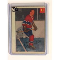 1954 PARKHURST #13 PAUL MASNICK *CANADIENS*
