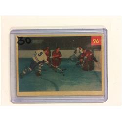 1954 Parkhurst Hockey Card #96 Terry Boots Teeder's/Terry Sawchuk/Ted Kennedy