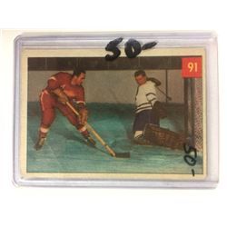 1954 Parkhurst #91 Red Kelly/Harry Lumley