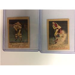 1951-52 PARKHURST #21 WALTER "GUS" KYLE & #43 GEORGE GEE