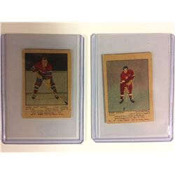 1951-52 PARKHURST #9 CALUM "BALDY" MaCKAY & #67 ROBERT GOLDHAM