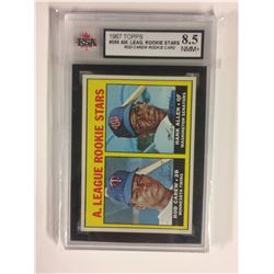 1967 TOPPS #569 AM. LEAG. ROOKIE STARS (ROD CAREW ROOKIE) 8.5 NMM+ (KSA)