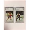 Image 1 : 1977 O-PEE-CHEE GRADED  RICK MACLEISH & DAVE MALONEY AUTO HOCKEY CARDS (FGS)