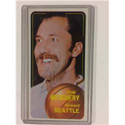 1970 TOPPS #99 TOM MESCHERY SUPERSONICS AUTOGRAPHED