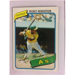 RICKEY HENDERSON 1980 TOPPS ROOKIE
