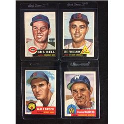 1953 TOPPS BASEBALL CARD LOT (NM) BELL, FUSSELMAN, DROPO, MARRERO