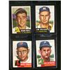 Image 1 : 1953 TOPPS BASEBALL CARD LOT (NM) MIZELL, WILSON, TROUT, ASTROTH