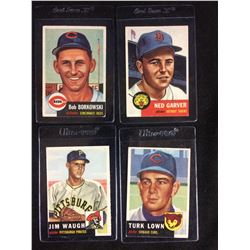 1953 TOPPS BASEBALL CARD LOT (NM) BORKOWSKI, GARVER, WAUGH, LOWN
