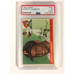 1955 TOPPS #164 ROBERTO CLEMENTE (VG 3 MC)