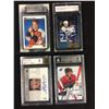 Image 1 : HIGH GRADED HOCKEY CARD LOT (FORSBERG, BERTUZZI, HARTNELL, HJALMARSSON)