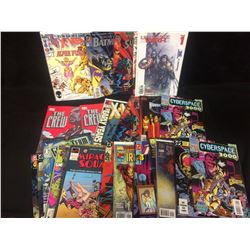 COMIC BOOK LOT (THE CREW, CYBERSPACE 3000, X-MEN & MORE)