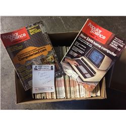 1970-80'S POPULAR SCIENCE MAGAZINE LOT (65 COPIES)