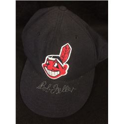 BOB FELLER AUTOGRAPHED CLEVELAND INDIANS BALL CAP