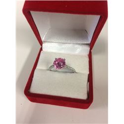 925 SILVER RING W/ GEMSTONE