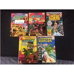 COMIC BOOK LOT (FIGHTIN' ARMY, MARINES, AIR FORCE & MORE)
