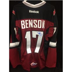 TYLER BENSON AUTOGRAPHED VANCOUVER GIANTS JERSEY