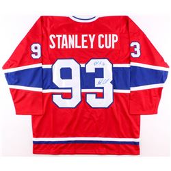 Patrick Roy & John LeClair Signed Canadiens "Stanley Cup" Jersey (JSA COA)