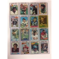 FOOTBALL ROOKIE TRADING CARD LOT (STANLEY MORGAN, RANDY WHITE & MORE)
