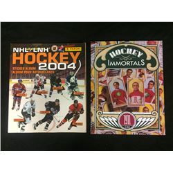 HOCKEY IMMORTALS (1991) REPRODUCTION FROM 1911 & 2004 HOCKEY STICKER ALBUM