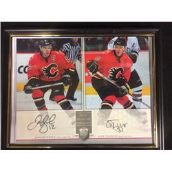 DUAL SIGNATURE PORTRAITS (JAROME IGINLA & ALEX TANGUAY)