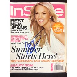 CARRIE UNDERWOOD AUTOGRAPHED INSIDE MAGAZINE  W/ COA