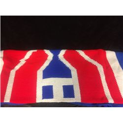 MONTREAL CANADIENS KNITTED BLANKET
