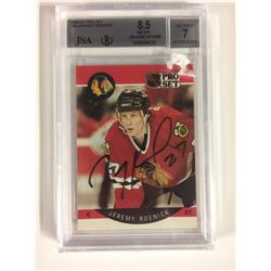 1990-91 PRO SET AUTOGRAPHED JEREMY ROENICK (8.5 NM-MT+) JSA CERT.