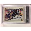 Image 1 : 1991-92 UPPER DECK #141 TOMAS SANDSTROM AUTOGRAPHED (9 MINT) JSA CERT.