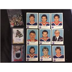 NHL HOCKEY PINS & TRADING CARDS LOT