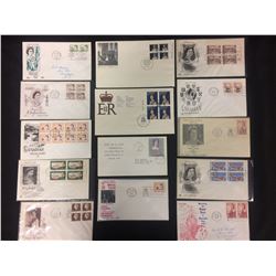 1960 FIRST DAY COVERS LOT (CANADIAN) QUEEN'S FIRST VISIT TO CANADA