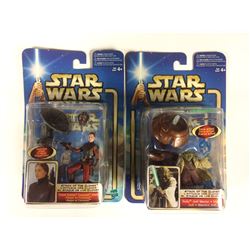 STAR WARS ACTION FIGURES LOT (PADME AMIDALA & YODA) IN PACKAGES