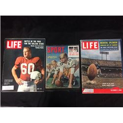 VINTAGE LIFE & SPORT MAGAZINE LOT