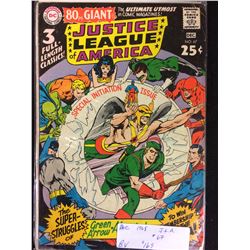 1968 JUSTICE LEAGUE OF AMERICA #67 (DC COMICS)