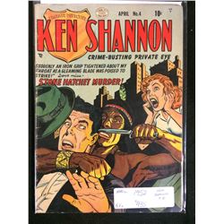 1952 KEN SHANNON #10 COMIC BOOK