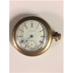 GOLD FILLED WALTHAM POCKET WATCH (15 JEWELS)