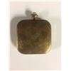 Image 2 : RARE ABRA SQUARE POCKET WATCH (FLORAL PATTERN DIAL & CASE) 15 JEWELS