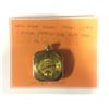 Image 3 : RARE ABRA SQUARE POCKET WATCH (FLORAL PATTERN DIAL & CASE) 15 JEWELS