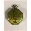 Image 1 : OCTAGONAL ADMIRAL GOLD FILLED POCKET WATCH TACY 7 JEWEL MOVEMENT (DECORATIVE DIAL)