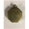 Image 2 : OCTAGONAL ADMIRAL GOLD FILLED POCKET WATCH TACY 7 JEWEL MOVEMENT (DECORATIVE DIAL)
