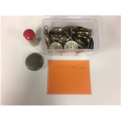 WATCH MOVEMENTS, CASES & DIAL LOT