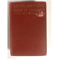 Mr. Britling Sees it Through by H. G. Wells Vintage Book
