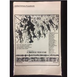 UNITED ARTISTS PRESSBOOK "A BRIDGE TOO FAR" BY JOSEPH E. LEVINE