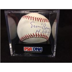 ERNIE BANKS AUTOGRAPHED BASEBALL (SSB SWEET SPOT) MINT + 9.5 (PSA COA)