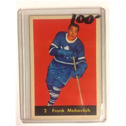 1960-61 Parkhurst #2 Frank Mahovlich