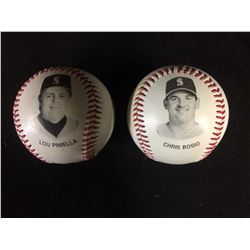 LOU PINELLA & CHRIS BOSIO BASEBALL LOT