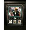 Image 1 : BRETT FAVRE AUTOGRAPHED 18" X 20" FRAMED PHOTO DISPLAY