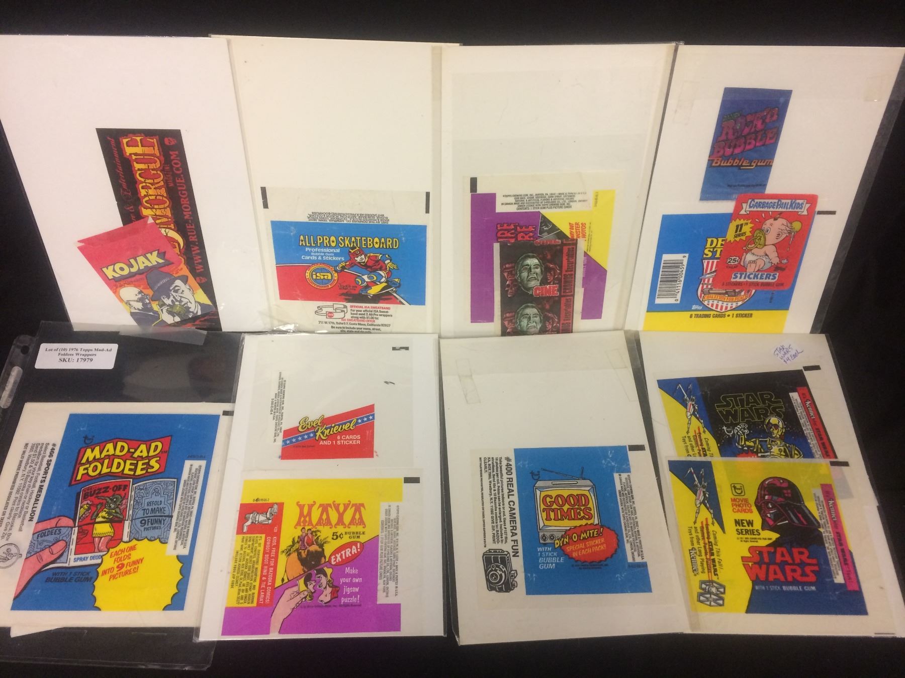 MIXED TRADING CARDS WRAPPERS LOT