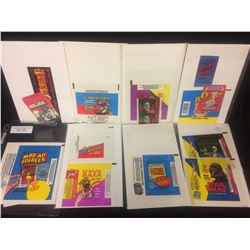 MIXED TRADING CARDS WRAPPERS LOT